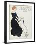 Lady with a Greyhound, Illustration from 'Jugend', 1906-German School-Framed Giclee Print