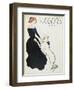 Lady with a Greyhound, Illustration from 'Jugend', 1906-German School-Framed Giclee Print