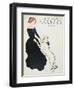 Lady with a Greyhound, Illustration from 'Jugend', 1906-German School-Framed Giclee Print