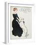 Lady with a Greyhound, Illustration from 'Jugend', 1906-German School-Framed Giclee Print