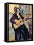 Lady with a Guitar, 1911-Konstantin A. Korovin-Framed Stretched Canvas