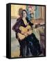 Lady with a Guitar, 1911-Konstantin A. Korovin-Framed Stretched Canvas