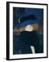 Lady with a Hat and a Feather Boa-Gustav Klimt-Framed Giclee Print