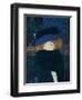 Lady with a Hat and a Feather Boa-Gustav Klimt-Framed Giclee Print