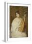 Lady with a Mandolin-Julian Alden Weir-Framed Giclee Print