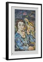 Lady with a Parrot-Oskar Kokoschka-Framed Collectable Print