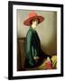 Lady with a Red Hat-William Strang-Framed Giclee Print
