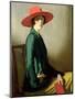 Lady with a Red Hat-William Strang-Mounted Giclee Print