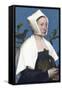 Lady with a Squirrel and a Starling-Hans Holbein the Younger-Framed Stretched Canvas