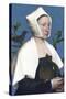 Lady with a Squirrel and a Starling-Hans Holbein the Younger-Stretched Canvas