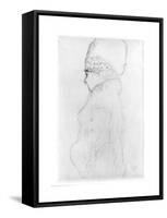 Lady with a Tall Hat, c.1917-Gustav Klimt-Framed Stretched Canvas