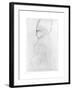 Lady with a Tall Hat, c.1917-Gustav Klimt-Framed Giclee Print