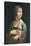 Lady with an Ermine-Leonardo da Vinci-Stretched Canvas