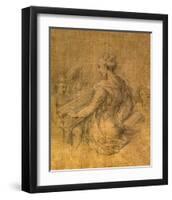 Lady with Angels-Parmigianino-Framed Art Print