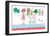 Lady with Baby in Carriage-Effie Zafiropoulou-Framed Giclee Print