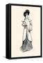 Lady With Binoculars-Charles Dana Gibson-Framed Stretched Canvas