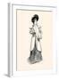 Lady With Binoculars-Charles Dana Gibson-Framed Art Print