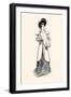 Lady With Binoculars-Charles Dana Gibson-Framed Art Print