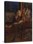 Lady with Book in an Interior, 1917-Sergei Arsenyevich Vinogradov-Stretched Canvas
