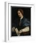 Lady with Book of Verse by Petrarch, c.1515-25-Andrea del Sarto-Framed Giclee Print