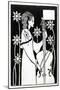 Lady with Cello, from 'Le Morte D'Arthur'-Aubrey Beardsley-Mounted Giclee Print