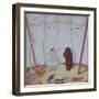 Lady with Dancing Bear, 1980-Mary Stuart-Framed Giclee Print