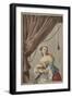 Lady with Dog-Gaspare Diziani-Framed Giclee Print
