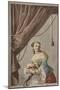 Lady with Dog-Gaspare Diziani-Mounted Giclee Print