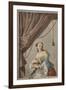 Lady with Dog-Gaspare Diziani-Framed Giclee Print