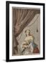 Lady with Dog-Gaspare Diziani-Framed Giclee Print