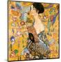 Lady with Fan-Gustav Klimt-Mounted Art Print