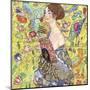 Lady with Fan-Gustav Klimt-Mounted Art Print