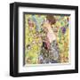 Lady with Fan-Gustav Klimt-Framed Giclee Print