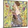 Lady with Fan-Gustav Klimt-Mounted Giclee Print