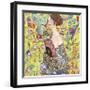 Lady with Fan-Gustav Klimt-Framed Giclee Print