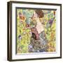 Lady with Fan-Gustav Klimt-Framed Giclee Print