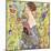 Lady with Fan-Gustav Klimt-Mounted Giclee Print