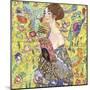 Lady with Fan-Gustav Klimt-Mounted Giclee Print