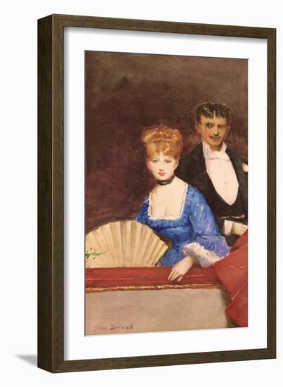 Lady with Fan-Jean Beraud-Framed Giclee Print