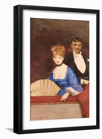 Lady with Fan-Jean Beraud-Framed Giclee Print