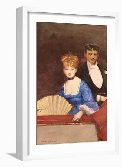 Lady with Fan-Jean Beraud-Framed Giclee Print