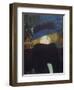 Lady with Hat and Feather Boa, 1909-Gustav Klimt-Framed Giclee Print