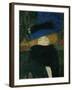 Lady with hat and feather boa. Oil on canvas (1909) 69 x 75 cm.-Gustav Klimt-Framed Giclee Print