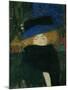 Lady with hat and feather boa. Oil on canvas (1909) 69 x 75 cm.-Gustav Klimt-Mounted Giclee Print