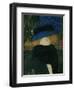 Lady with hat and feather boa. Oil on canvas (1909) 69 x 75 cm.-Gustav Klimt-Framed Giclee Print