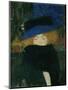 Lady with hat and feather boa. Oil on canvas (1909) 69 x 75 cm.-Gustav Klimt-Mounted Giclee Print
