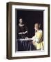 Lady with Her Maidservant Holding a Letter-Johannes Vermeer-Framed Giclee Print