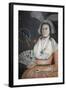 Lady with Her Pets, Molly Wales Fobes-Rufus Hathaway-Framed Art Print