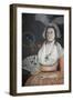 Lady with Her Pets, Molly Wales Fobes-Rufus Hathaway-Framed Art Print