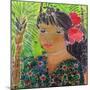 Lady with Hibiscus-Hilary Simon-Mounted Giclee Print